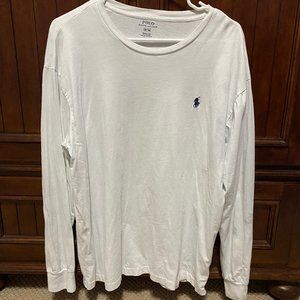 White Ralph Lauren Long Sleeve Tshirt